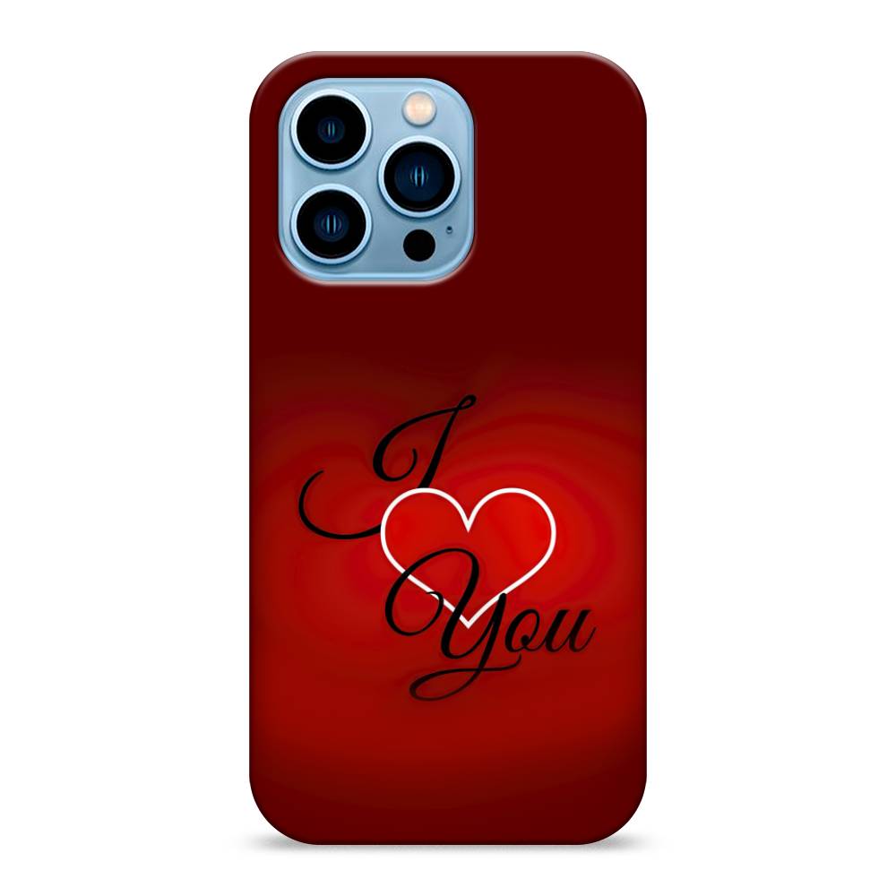 

Пластиковый чехол "I love you 3" на Apple iPhone 13 Pro, 14320-5