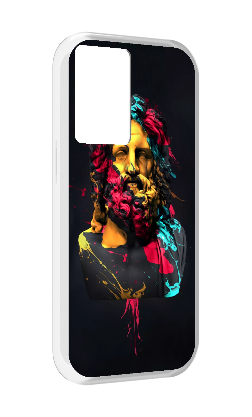 

Чехол MyPads арт-статуя-краски для OnePlus Nord N20 SE, Прозрачный, Tocco