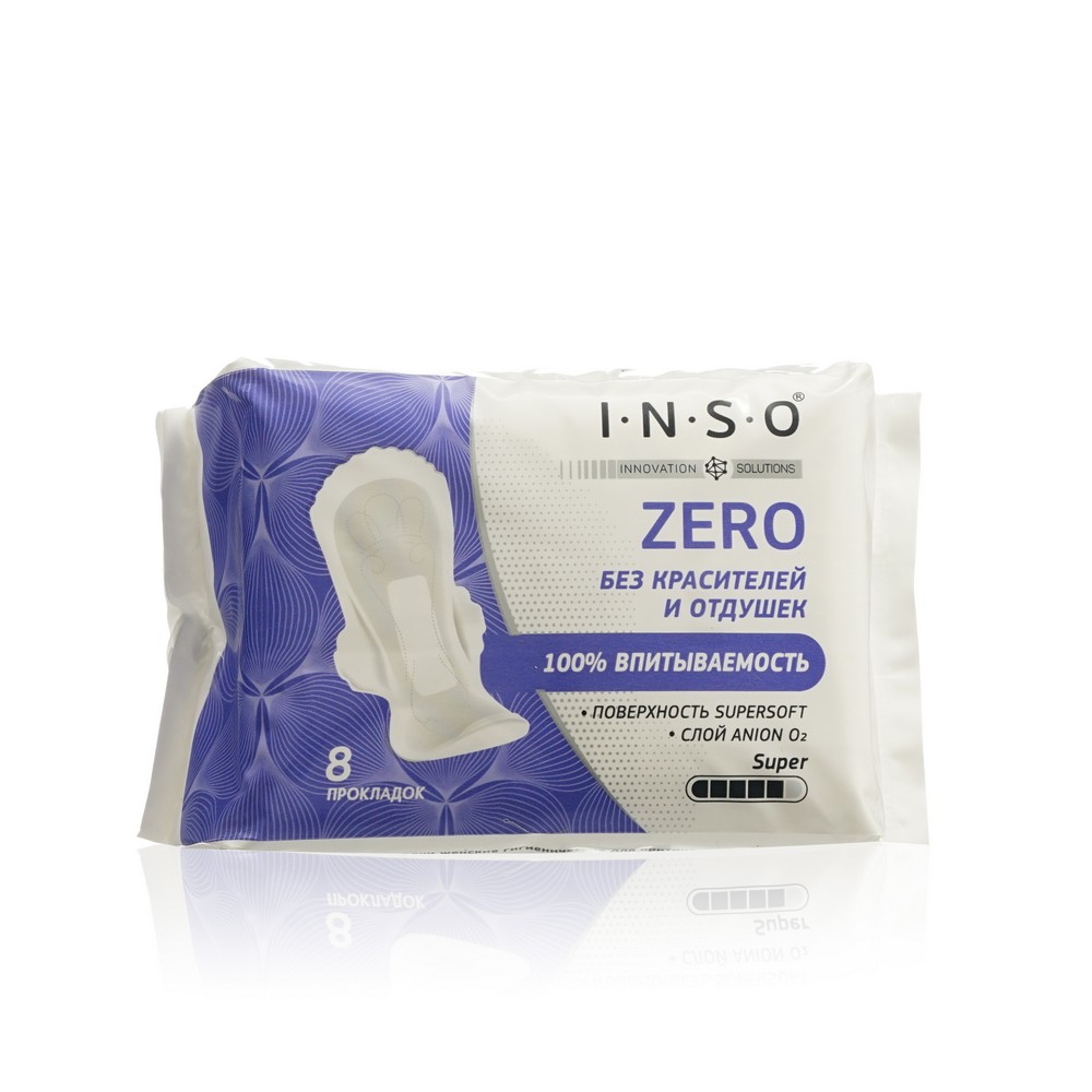 фото Женские прокладки inso zero super 8шт