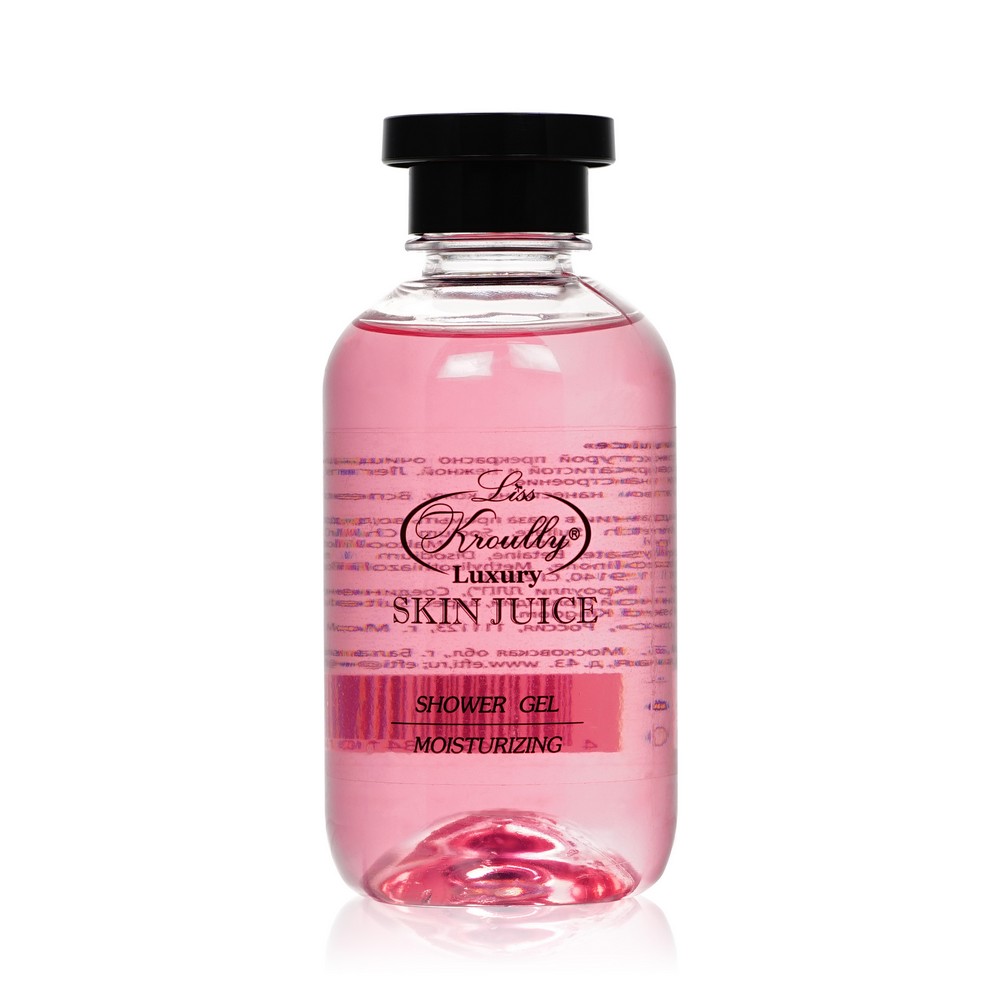 фото Гель для душа liss kroully skin juice увлажняющий розовый 270мл