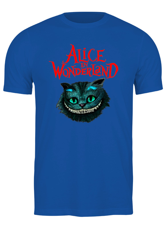 

Футболка мужская Printio Alice in wonderland синяя XL, Синий, Alice in wonderland