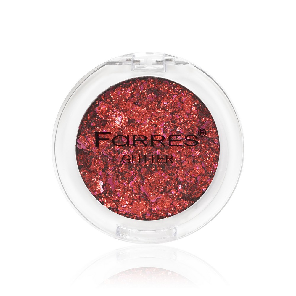 

Тени для век Farres Glitter Красный 3г