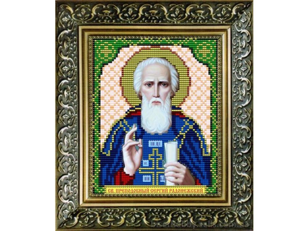

Рисунок на ткани «Св.Преподобный Сергий Радонежский»