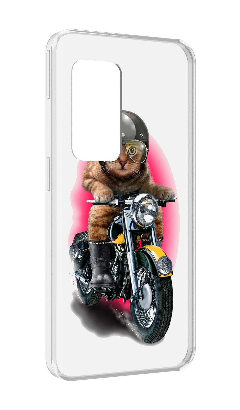 

Чехол MyPads мото-кот для UleFone Power Armor X11 Pro, Прозрачный, Tocco
