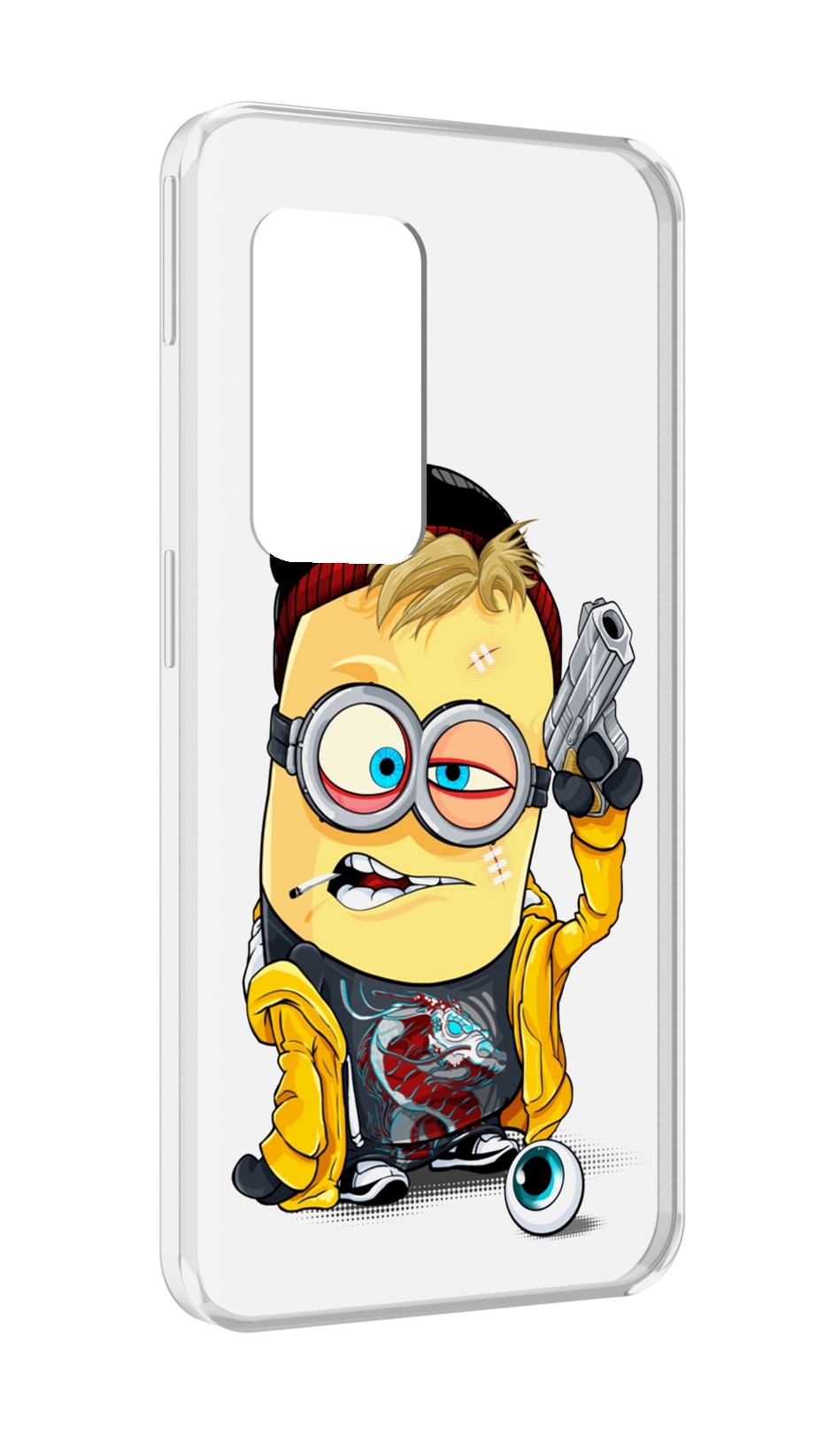 

Чехол MyPads миньон бандит для UleFone Power Armor X11 Pro, Прозрачный, Tocco