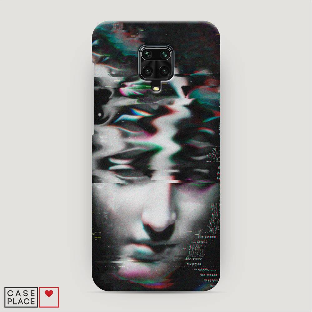 фото Пластиковый чехол "glitch art" на xiaomi redmi note 9 pro awog