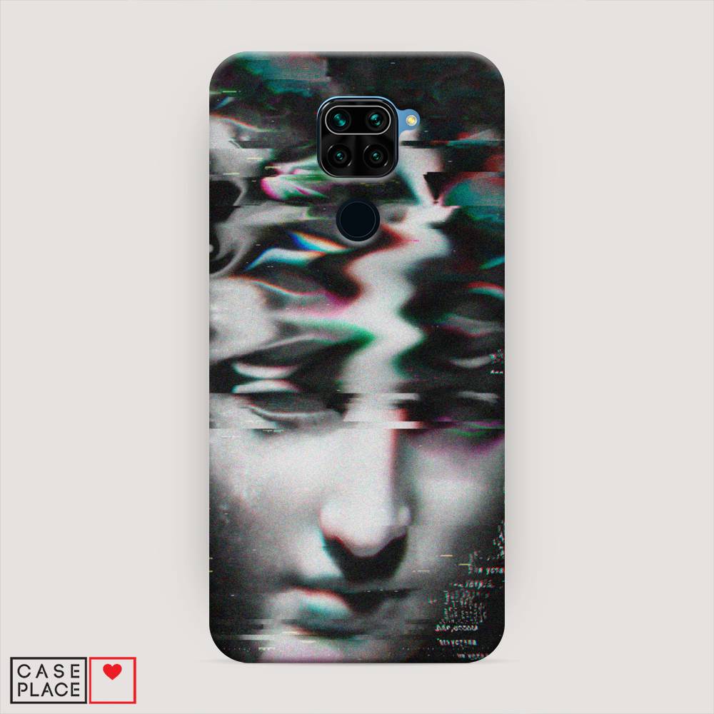 фото Пластиковый чехол "glitch art" на xiaomi redmi note 9 awog