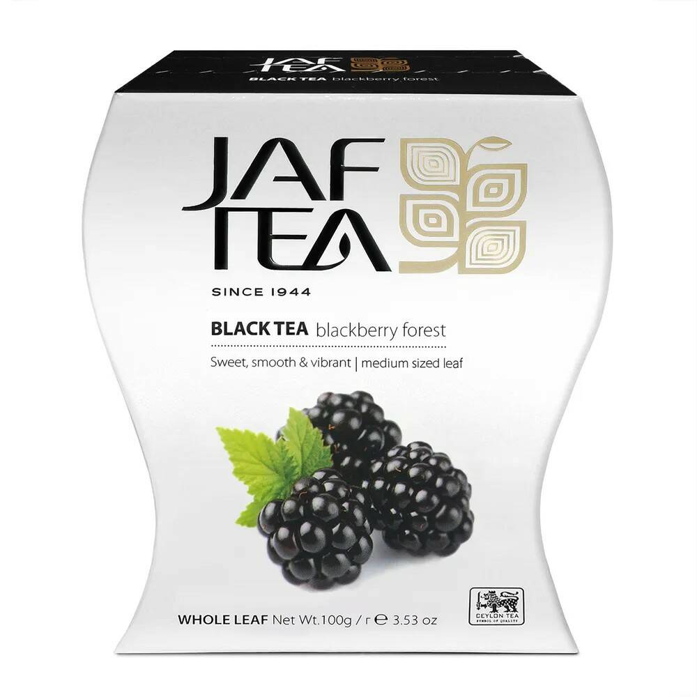 

Чай цейлонский JAF TEA "Blackberry Forest" 100 г. чёрный с ароматом ежевики