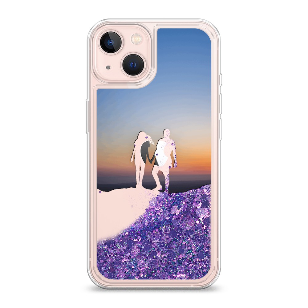 

Чехол Awog на Apple iPhone 13 / Айфон 13 "Пара на краю света", Разноцветный, 14292-1