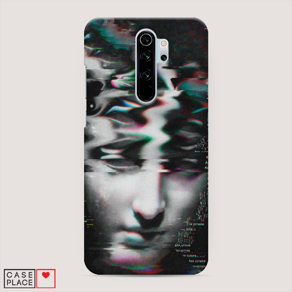 фото Пластиковый чехол "glitch art" на xiaomi redmi note 8 pro awog