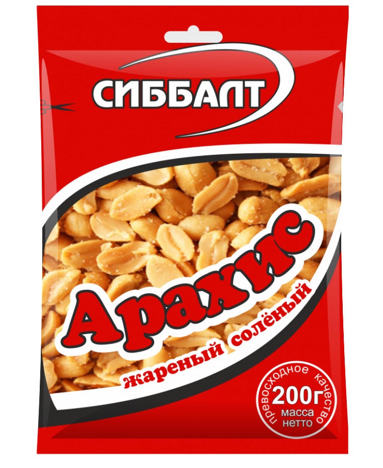 

Арахис Сиббалт жареный соленый 200 г
