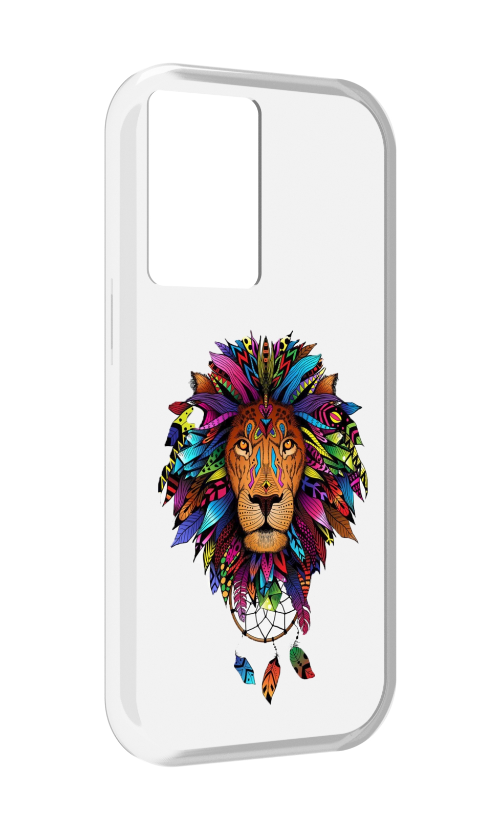 

Чехол MyPads Тотемный Лев для OnePlus Nord N20 SE, Прозрачный, Tocco