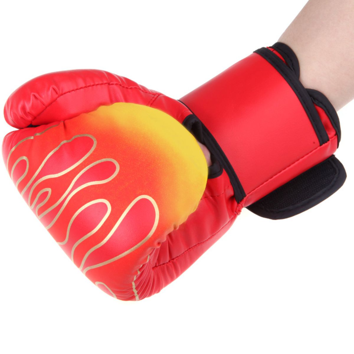 фото Боксерские перчатки, цвет красный, вес 8 унций, atlanterra at-bx-01