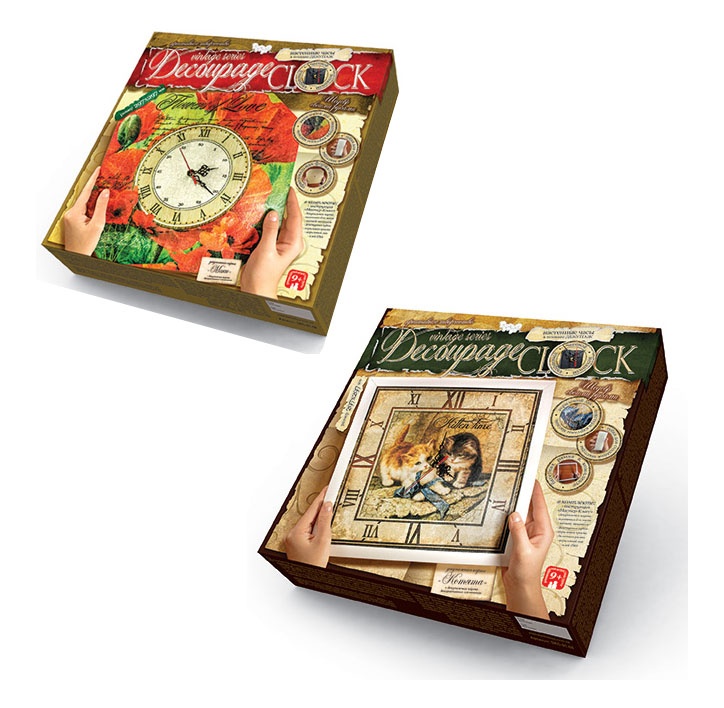 

Danko Toys Часы Decoupage clock с рамкой