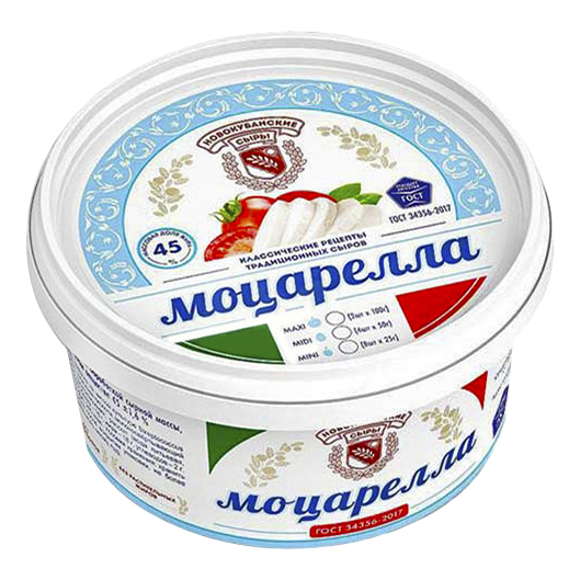 

Сыр Платье в горошек Моцарелла 45% 200 г