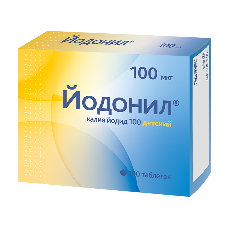 

Йодонил дет.таблетки 100 мкг 100 шт.