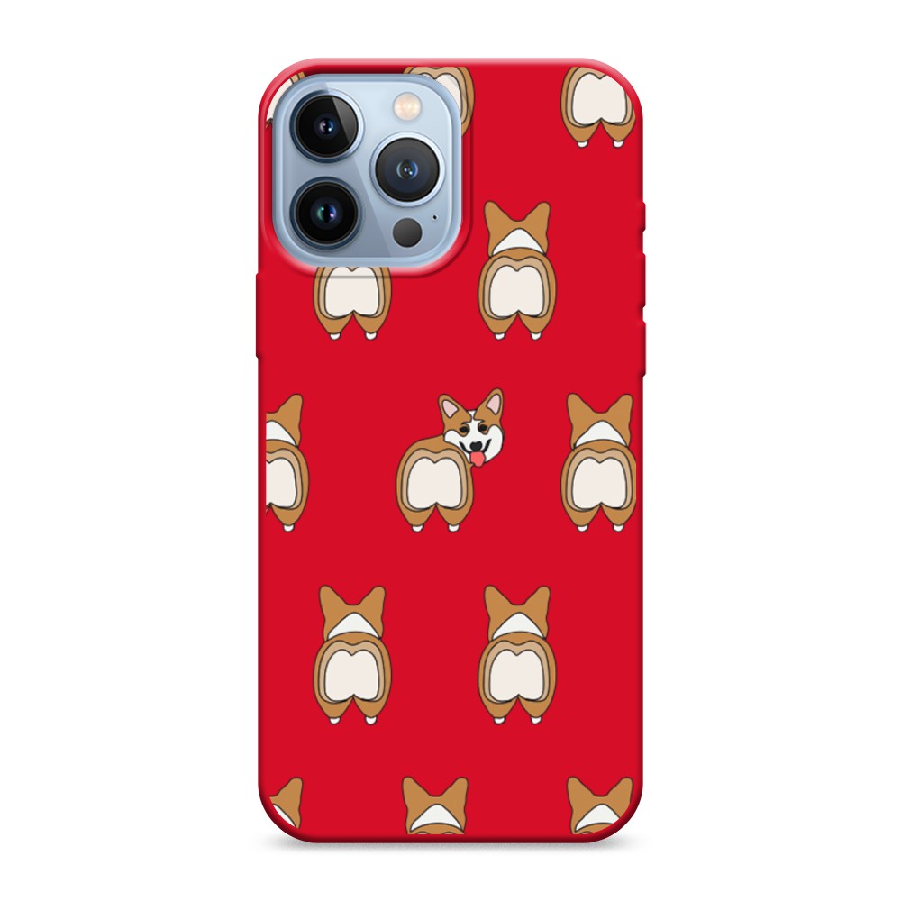 

Чехол Awog на Apple iPhone 13 Pro Max / Айфон 13 Pro Max "Милый корги фон", Разноцветный, 14453-1