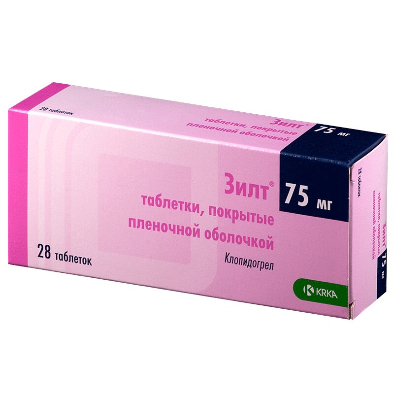 

Зилт таб.п.п.о.75 мг 28 шт.