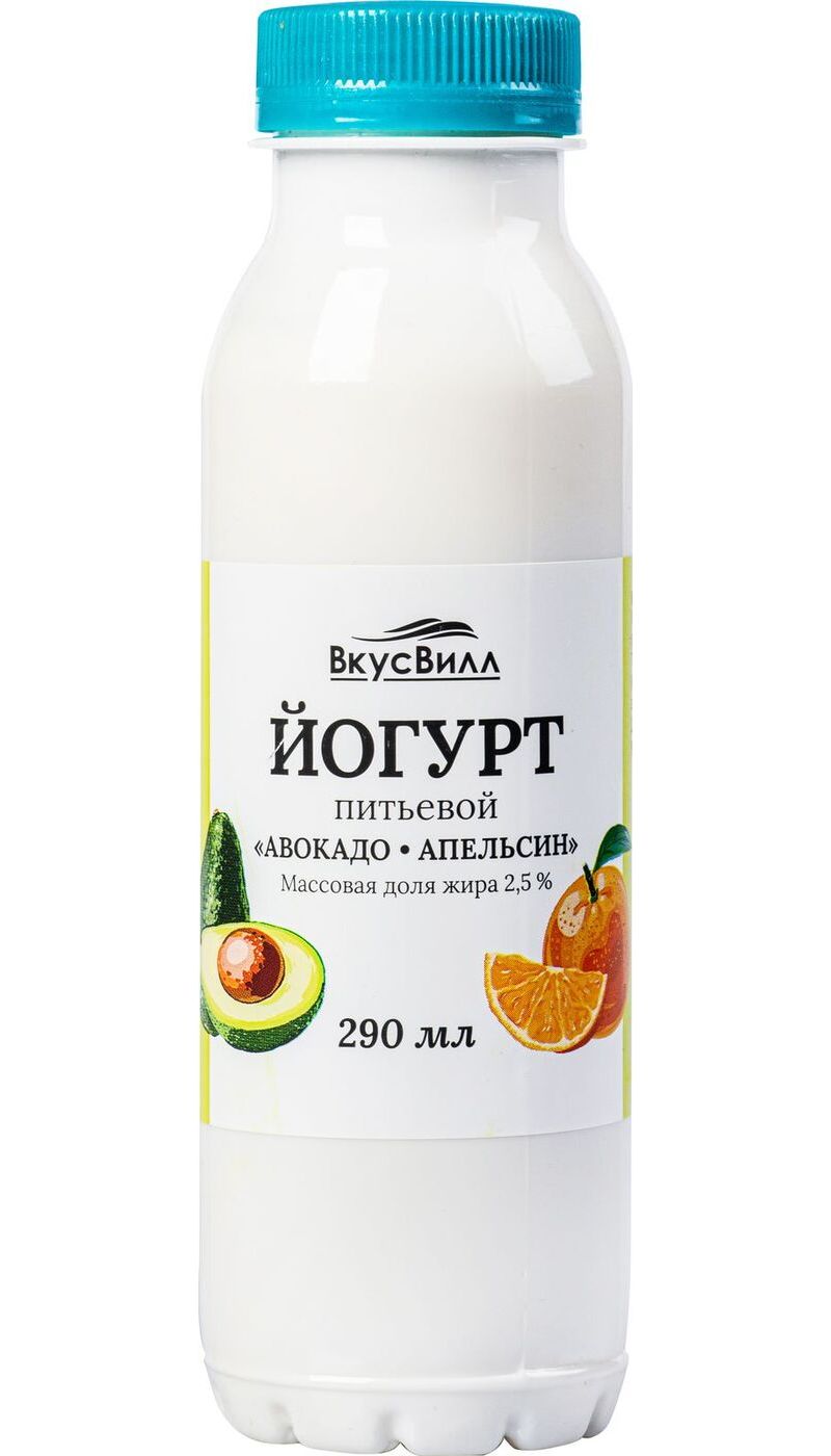 

Питьевой йогурт ВкусВилл 2,5% 290 г