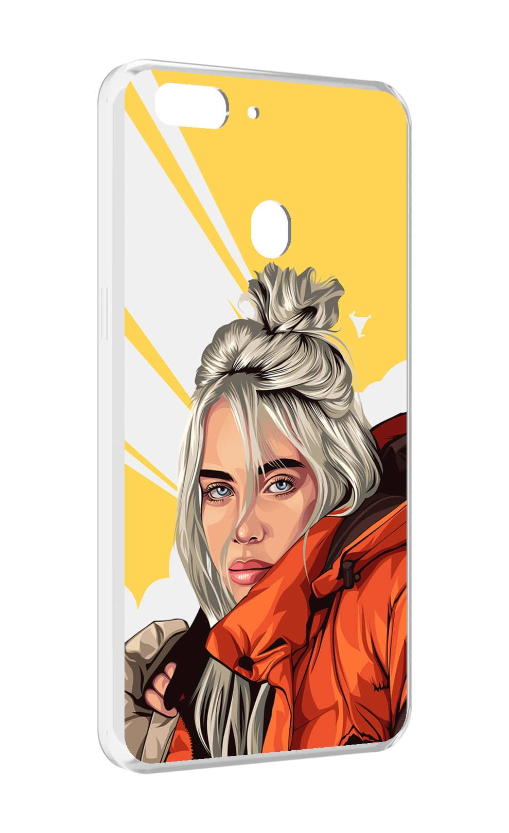 

Чехол MyPads билли-айлиш-в-куртке для Oppo Realme 2, Прозрачный, Tocco