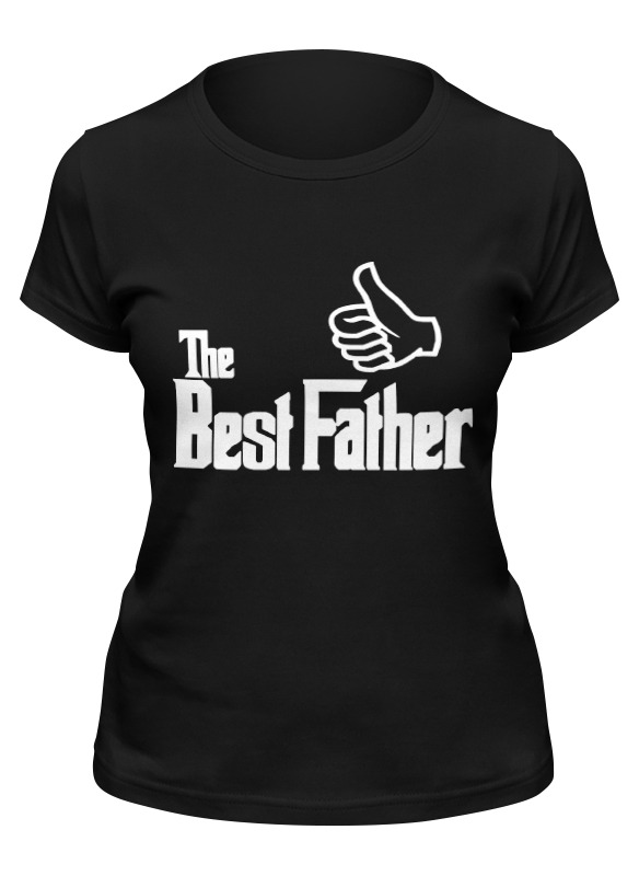 

Футболка мужская Printio The best father, лучший отец черная 2XL, Черный, The best father, лучший отец