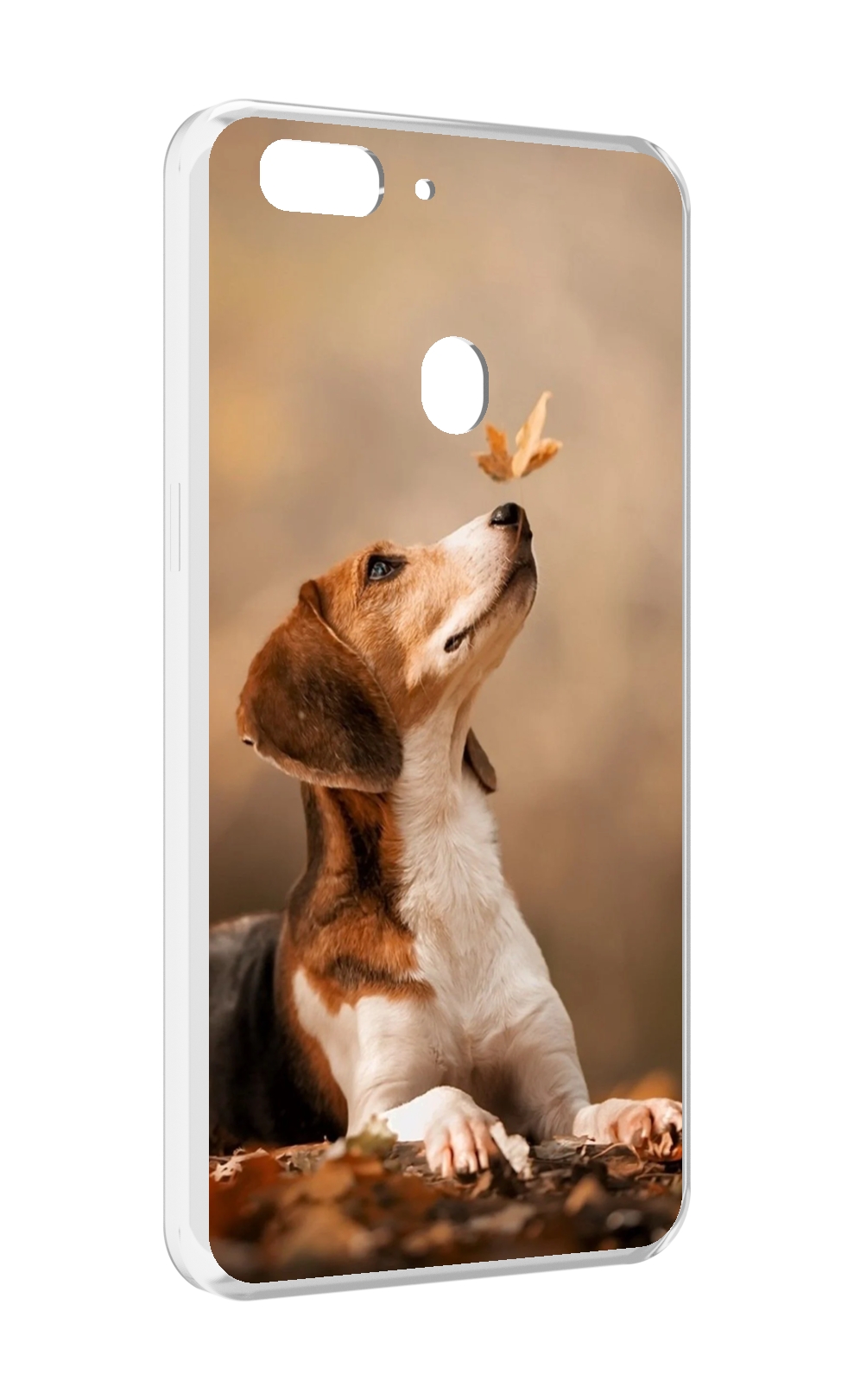 

Чехол MyPads бигль-собака для Oppo Realme 2, Прозрачный, Tocco
