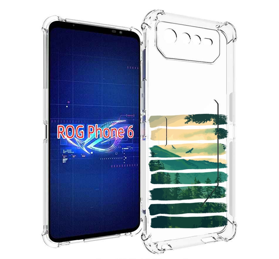 

Чехол MyPads Лесная чаща для Asus ROG Phone 6, Прозрачный, Tocco