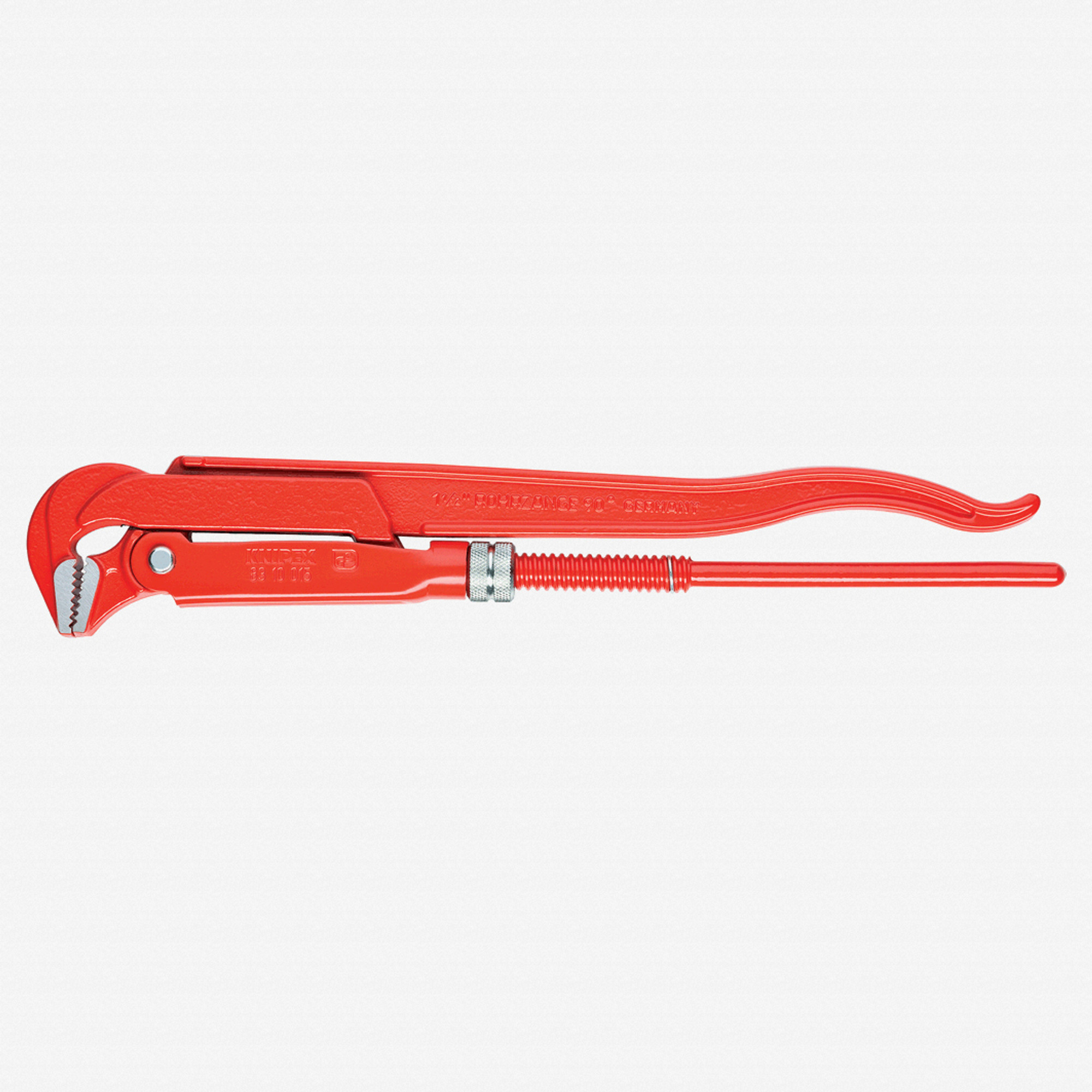 KNIPEX Ключ трубный 1 1/2 шведского типа,прям. губки 90°, d60 мм (2 3/8), L-420 мм, Cr-V