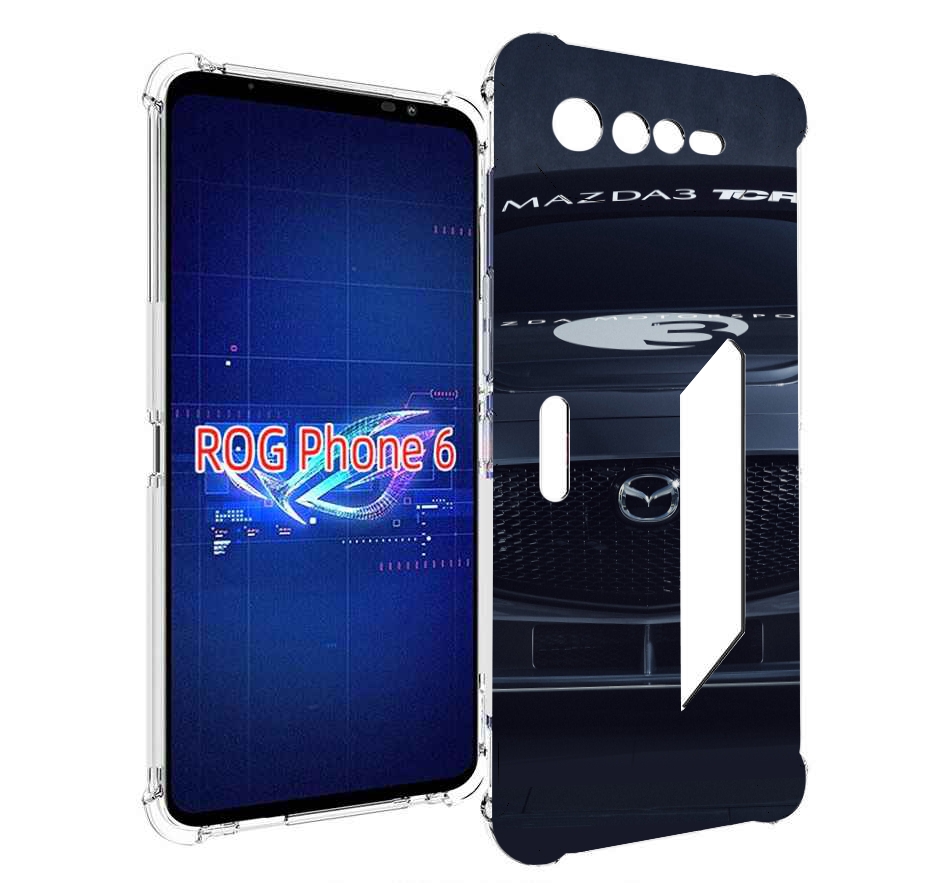 

Чехол MyPads mazda 3 для Asus ROG Phone 6, Прозрачный, Tocco
