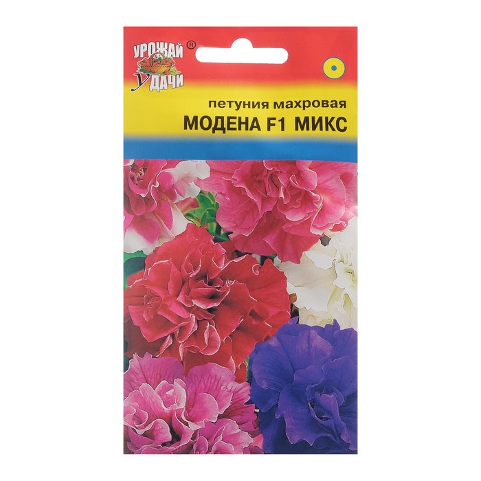 

Семена цветов Петуния махровая "МОДЕНА Микс F1", 0,01 г. в амп.
