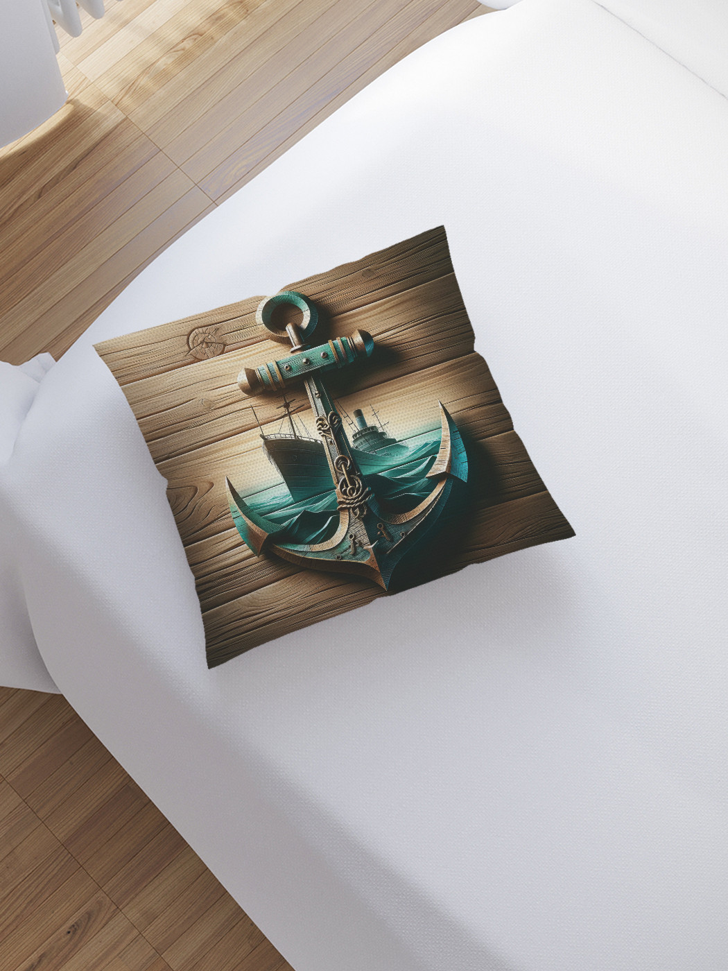 

Наволочка декоративная JoyArty Судно в море 45х45, sl_429439, Коричневый