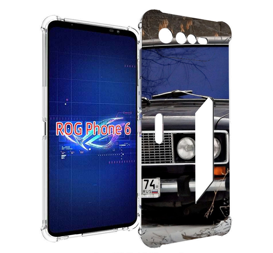 

Чехол MyPads lada ваз 1 для Asus ROG Phone 6, Прозрачный, Tocco