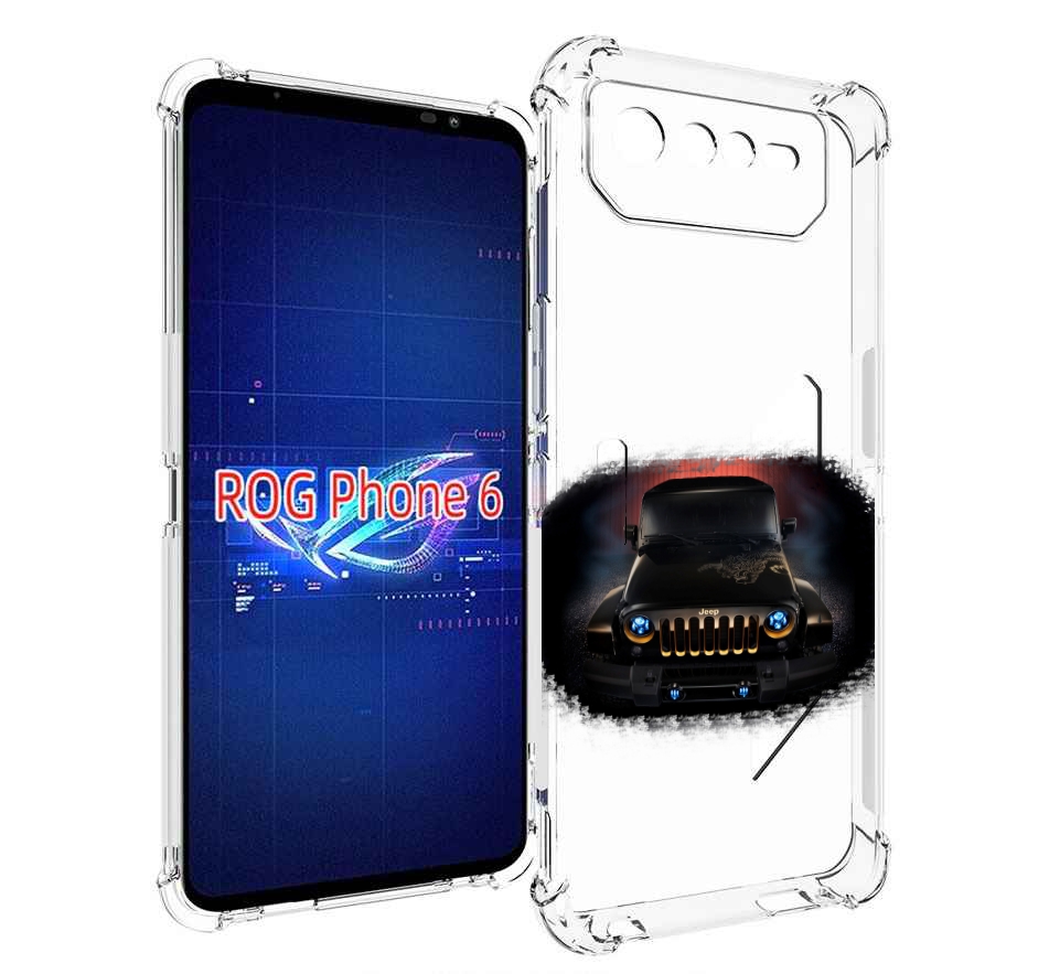 

Чехол MyPads jeep 2 для Asus ROG Phone 6, Прозрачный, Tocco