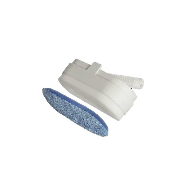 

Two-in-one oval brush for steam mop SM1 (Brush with Retainer, Cloth Cover, Foam Pad includ