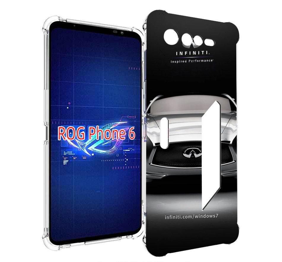 

Чехол MyPads infiniti-1 для Asus ROG Phone 6, Прозрачный, Tocco