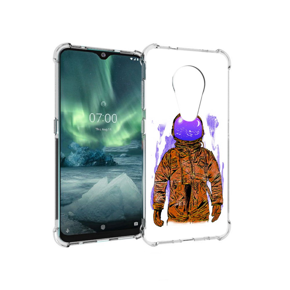 

Чехол MyPads Tocco для Nokia 7.2 нарисованный мужчина в скафандре (PT139171.105.510), Прозрачный, Tocco