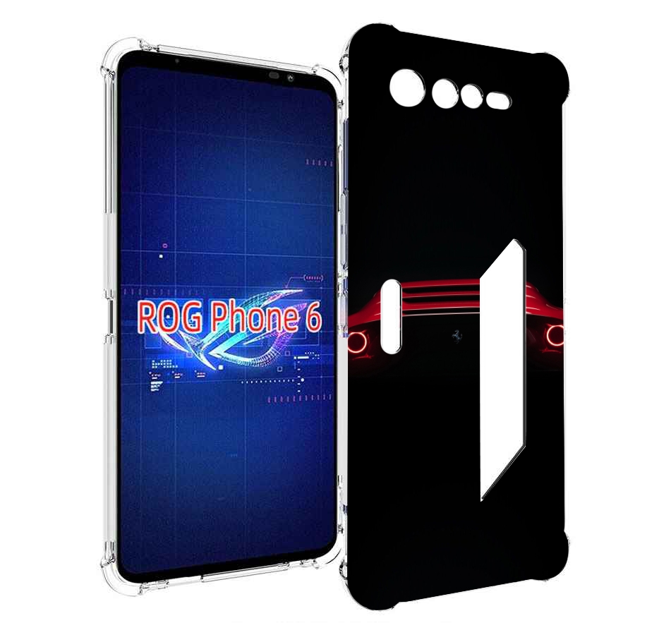 

Чехол MyPads ferrari 1 для Asus ROG Phone 6, Прозрачный, Tocco