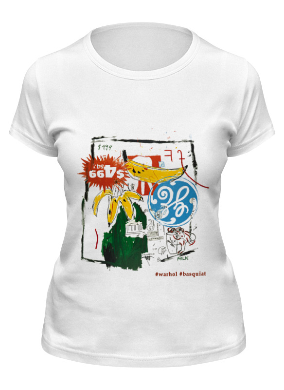 

Футболка женская Printio Warhol - basquiat белая 2XL, Белый, Warhol - basquiat