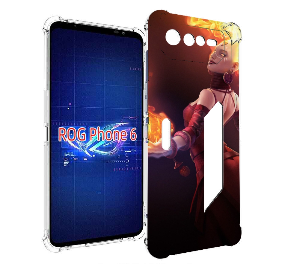 

Чехол MyPads dota 2 Lina для Asus ROG Phone 6, Прозрачный, Tocco