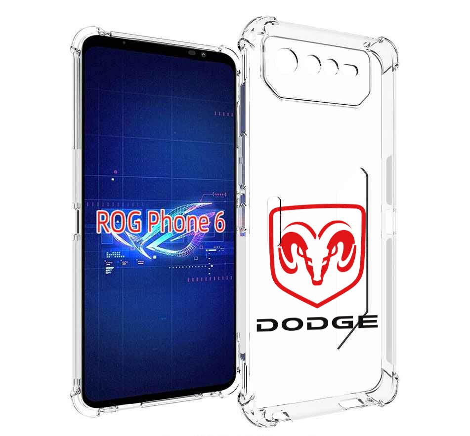 

Чехол MyPads dodge-2 мужской для Asus ROG Phone 6, Прозрачный, Tocco