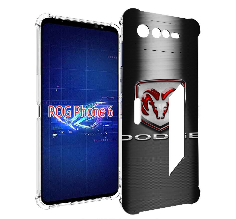 

Чехол MyPads dodge 1 мужской для Asus ROG Phone 6, Прозрачный, Tocco