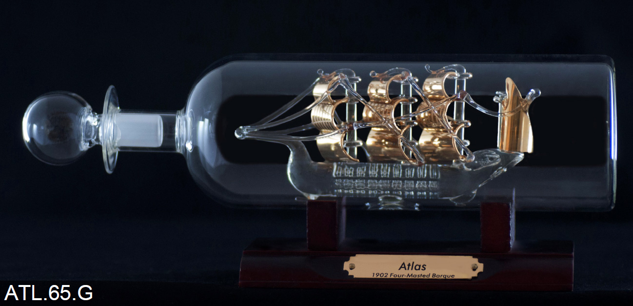 

Корабль в бутылке Атлас KSVA-MF-ATL-65-G