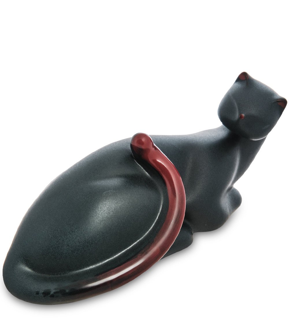 

Кот h=15см. L=33см. (JC) F824 113-102207, Черный