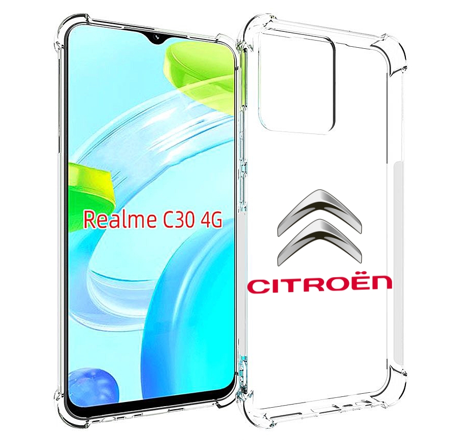 

Чехол MyPads citroen-3 мужской для Realme C30 4G / Narzo 50i Prime, Прозрачный, Tocco