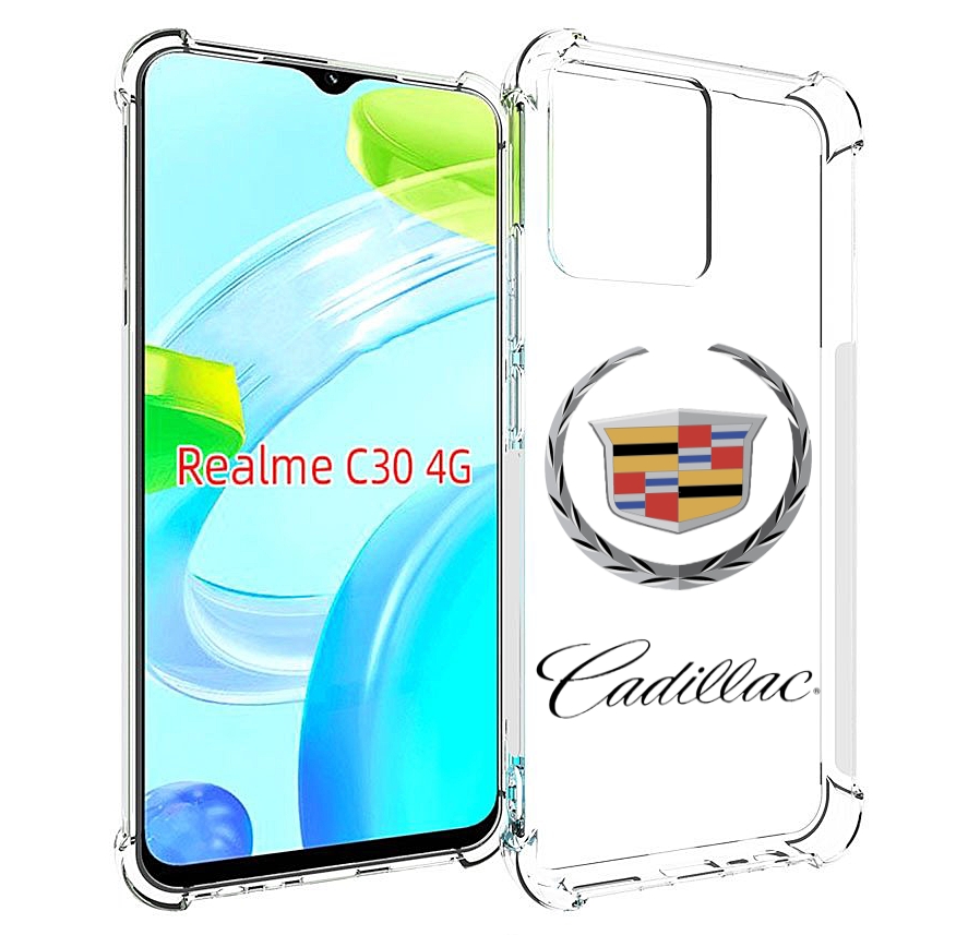 

Чехол MyPads cadillac-4 мужской для Realme C30 4G / Narzo 50i Prime, Прозрачный, Tocco
