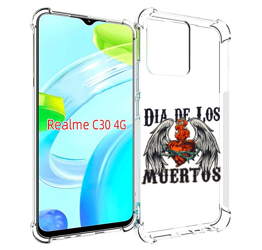 

Чехол MyPads burning-heart для Realme C30 4G / Narzo 50i Prime, Прозрачный, Tocco