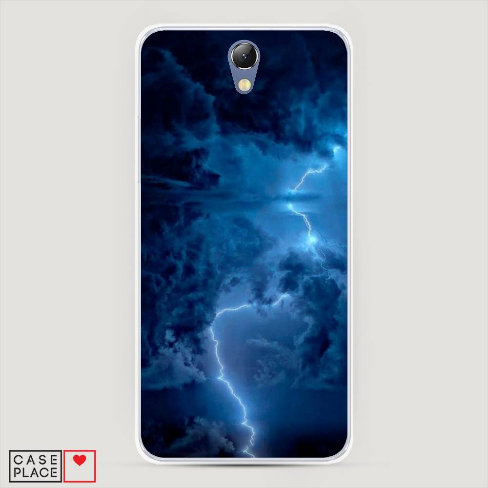 

Чехол Awog на Lenovo Vibe S1 / Леново Vibe S1 "Молния", Синий, 111450-4
