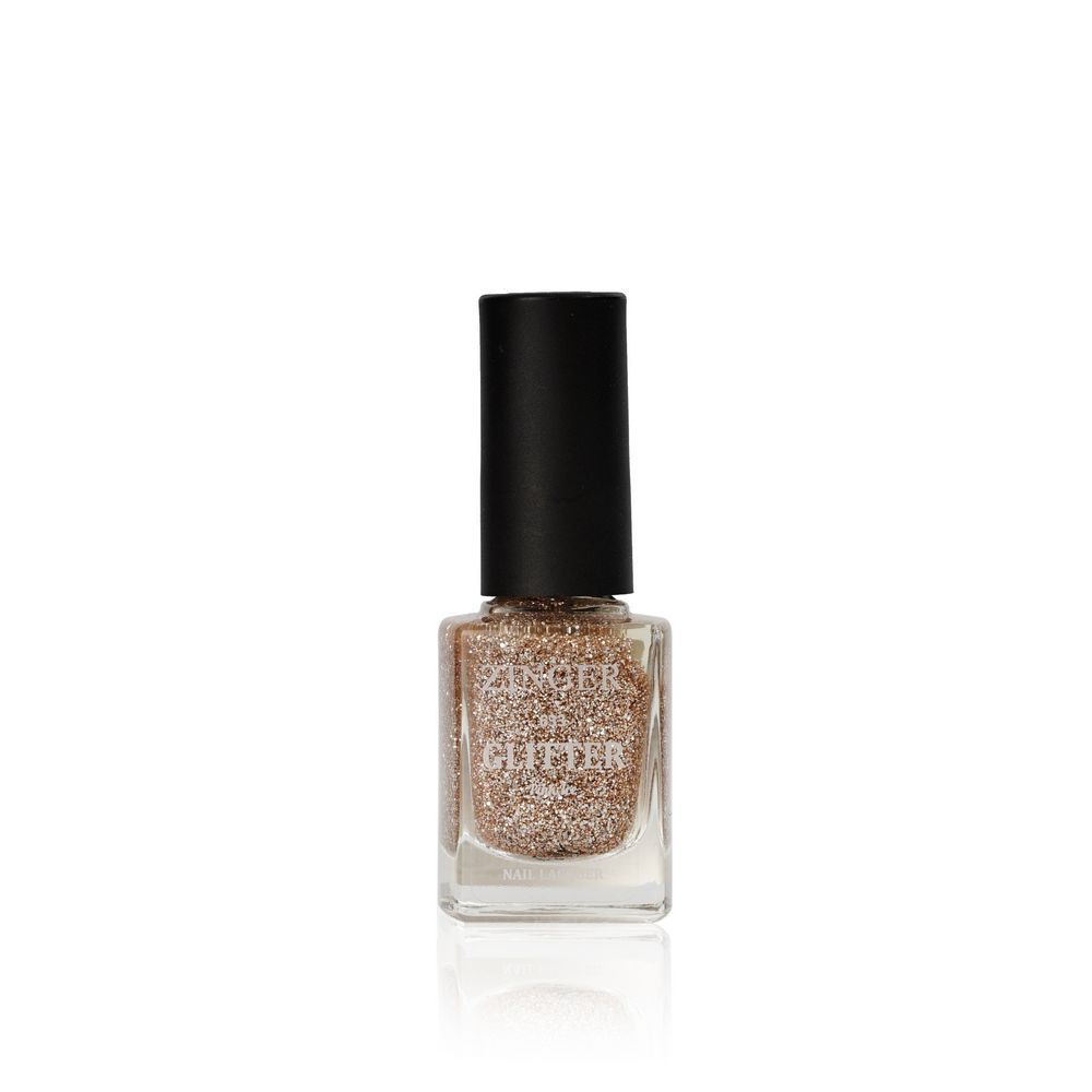 

Лак для ногтей Zinger Glitter 633 12мл, Золотистый