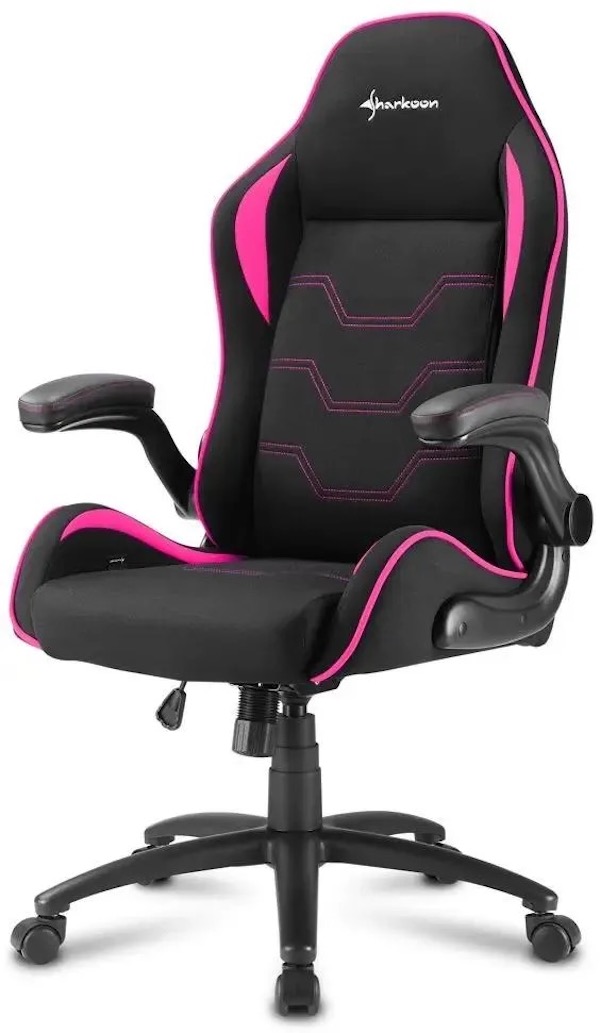 

Кресло игровое SHARKOON Elbrus 1, на колесиках, ткань, черный/розовый 519042, Кресло игровое SHARKOON Elbrus 1, на колесиках, ткань, черный/розовый [519042]