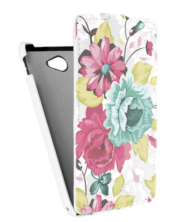 

Кожаный чехол для Sony Xperia E4 Armor Case "Full" (Белый) (Дизайн 5/5)